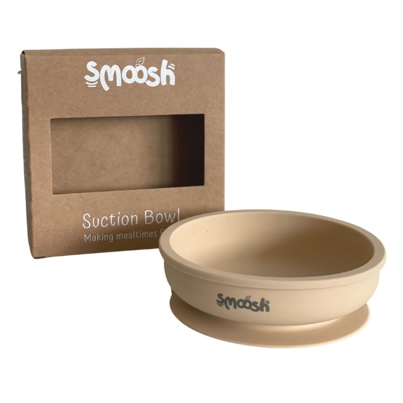 Smoosh Suction Bowl - Latte