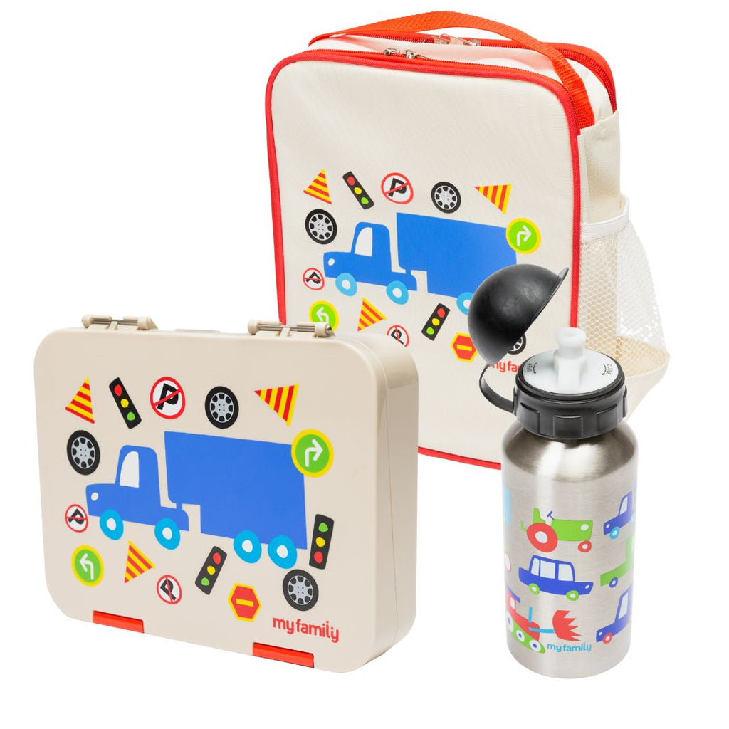Traffic Lunch Bundle – Matching Bento, Cooler & Drink Bottle