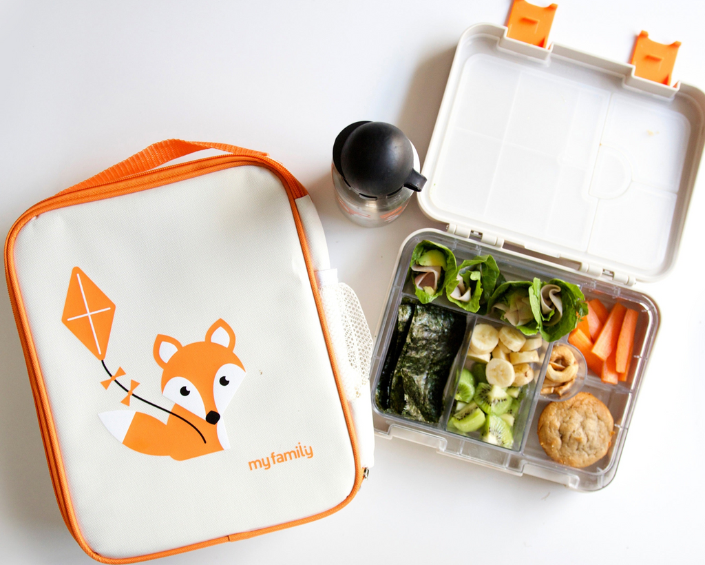 Foxy Lunch Bundle – Matching Bento, Cooler, Food Jar & Drink Bottle