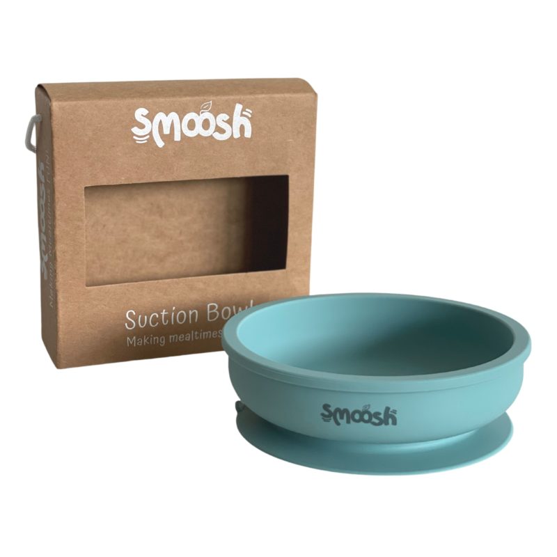 Smoosh Suction Bowl - Teal