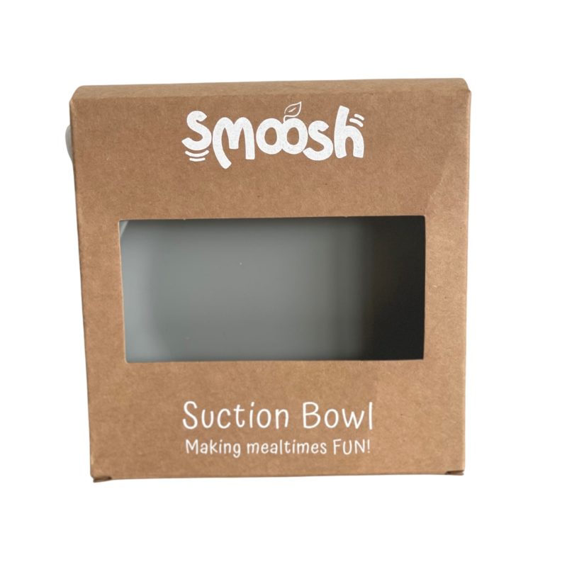 Smoosh Suction Bowl - Grey