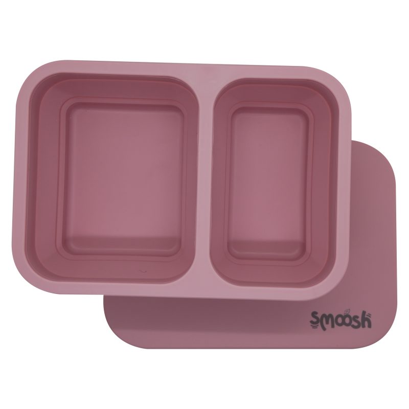 Smoosh Silicone Collapsible Lunch Box - Pink