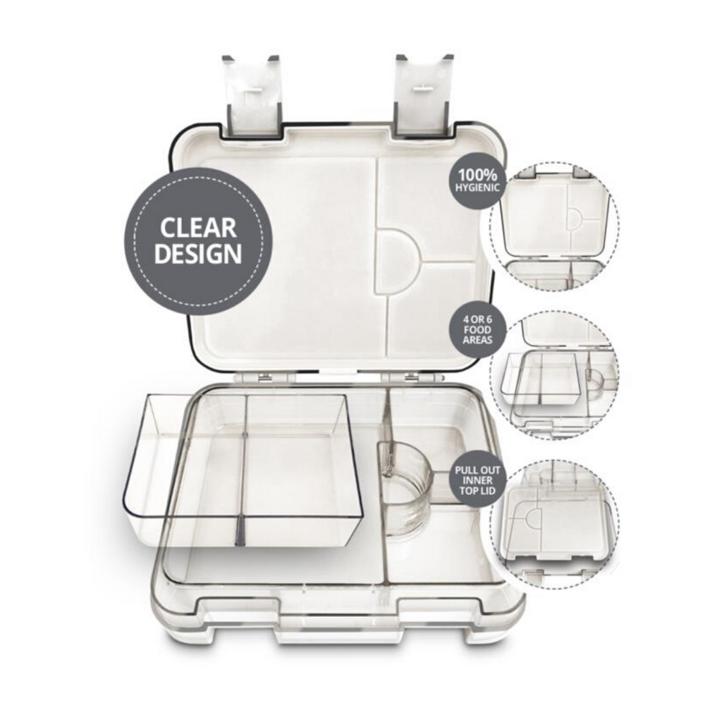 Make It Yours - Clear Easy Clean Bento - My Family Kids Brand