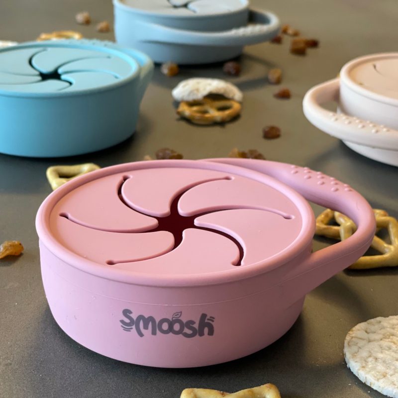 Smoosh Snack Cup with Lid Pink – My Family Kids Brand