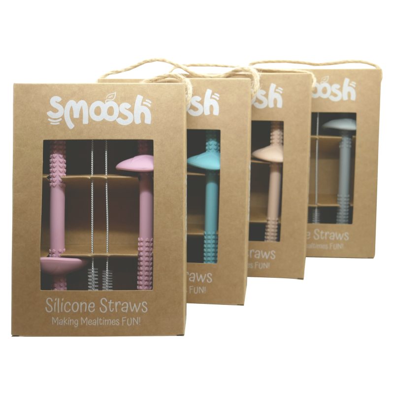 Smoosh Straw Set - Teal
